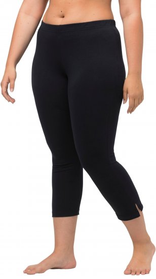 Ulla Popken Basic Stretch Knit Capris Navy - Džinsi & Bikses Lielos Izmēros – Plus Size - 