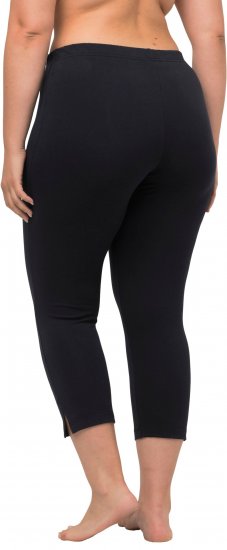 Ulla Popken Basic Stretch Knit Capris Navy - Džinsi & Bikses Lielos Izmēros – Plus Size - 