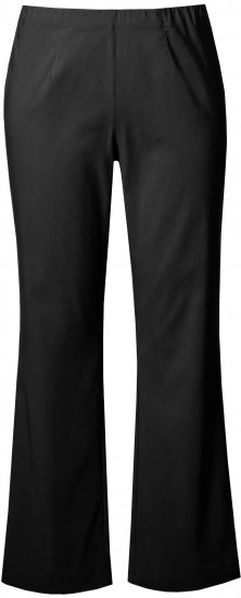 Ulla Popken Classic Stretch Bengaline Comfort Pants Black - Džinsi & Bikses Lielos Izmēros – Plus Size - 