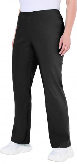 Ulla Popken Classic Stretch Bengaline Comfort Pants Black - Džinsi & Bikses Lielos Izmēros – Plus Size - 