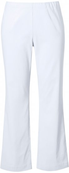 Ulla Popken Classic Stretch Bengaline Comfort Pants Snow White - Džinsi & Bikses Lielos Izmēros – Plus Size - 