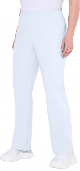 Ulla Popken Classic Stretch Bengaline Comfort Pants Snow White - Džinsi & Bikses Lielos Izmēros – Plus Size - 