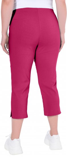 Ulla Popken Stretch Basic Bengaline Capri Pants Pale Lilac - Džinsi & Bikses Lielos Izmēros – Plus Size - 