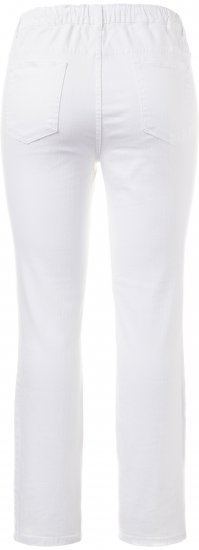 Ulla Popken Sienna Stretch Twill Jeggings Snow White - Džinsi & Bikses Lielos Izmēros – Plus Size - 