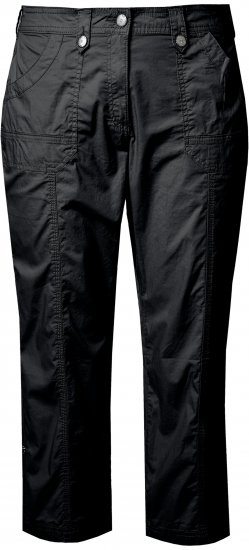 Ulla Popken Roll Tab Hem Stretch Cargo Pants Black - Džinsi & Bikses Lielos Izmēros – Plus Size - 