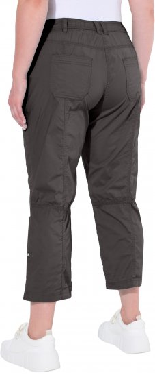 Ulla Popken Roll Tab Hem Stretch Cargo Pants Grey - Džinsi & Bikses Lielos Izmēros – Plus Size - 