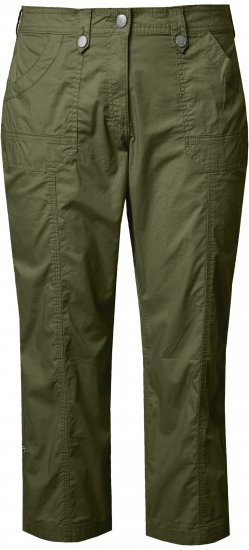 Ulla Popken Roll Tab Hem Stretch Cargo Pants Green - Džinsi & Bikses Lielos Izmēros – Plus Size - 