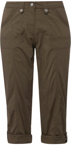 Ulla Popken Roll Tab Hem Stretch Cargo Pants Green - Džinsi & Bikses Lielos Izmēros – Plus Size - 