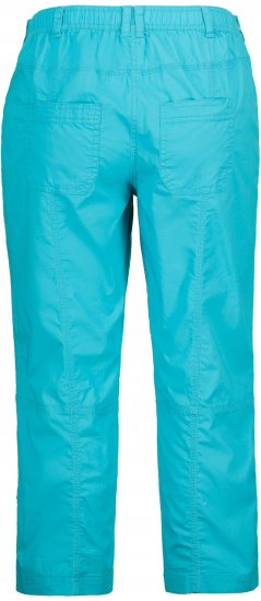 Ulla Popken Roll Tab Hem Stretch Cargo Pants Deep Aqua - Džinsi & Bikses Lielos Izmēros – Plus Size - 