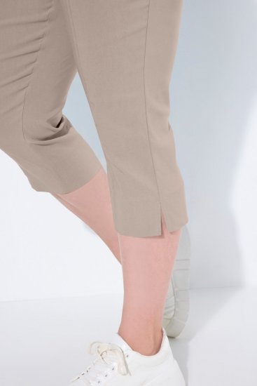 Ulla Popken Bengaline Elastic Waist Stretch Capri Pants Orange - Bikses - Lielo izmēru bikses sievietēm