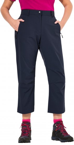 Ulla Popken Functional Sport Quick Dry Stretch Crop Pants Navy Blue - Džinsi & Bikses Lielos Izmēros – Plus Size - 
