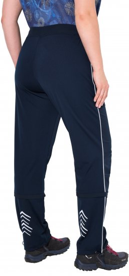 Ulla Popken Zip Off Reflective Detail Funtional Powerstretch Pants Navy - Džinsi & Bikses Lielos Izmēros – Plus Size - 