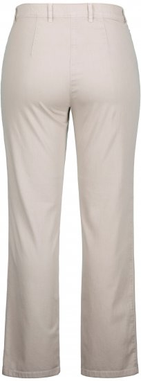 Ulla Popken Summer Pants Mony Beige - Džinsi & Bikses Lielos Izmēros – Plus Size - 