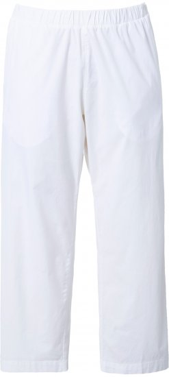 Ulla Popken Wide Leg Ruby Fit Stretch Chino Pants Snow White - Džinsi & Bikses Lielos Izmēros – Plus Size - 