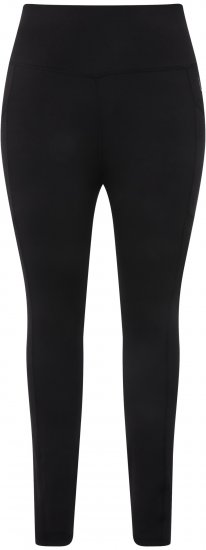 Ulla Popken High Waist Quick Dry Recycled Stretch Leggings Black - Džinsi & Bikses Lielos Izmēros – Plus Size - 