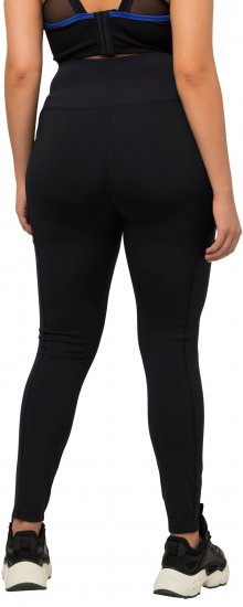 Ulla Popken High Waist Quick Dry Recycled Stretch Leggings Black - Džinsi & Bikses Lielos Izmēros – Plus Size - 