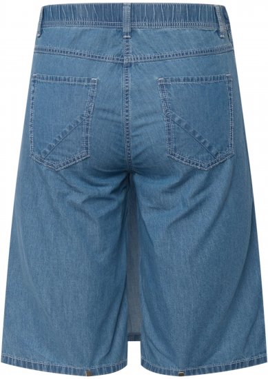 Ulla Popken Denim Wrap Look Skort Blue Denim - Džinsi & Bikses Lielos Izmēros – Plus Size - 
