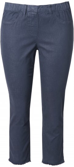 Ulla Popken Stretch Blend Bengaline Pants Navy - Džinsi & Bikses Lielos Izmēros – Plus Size - 