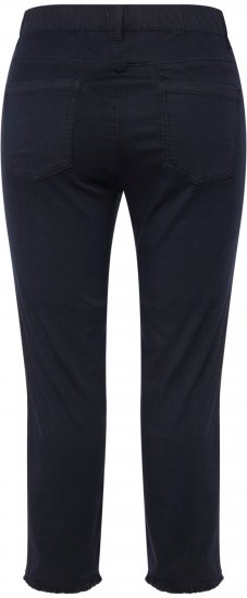 Ulla Popken Stretch Blend Bengaline Pants Navy - Džinsi & Bikses Lielos Izmēros – Plus Size - 