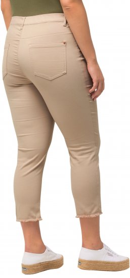 Ulla Popken Stretch Blend Bengaline Pants Dark Putty - Džinsi & Bikses Lielos Izmēros – Plus Size - 