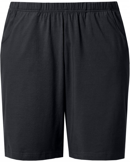 Ulla Popken Stretch Knit Bermuda Shorts Black - Džinsi & Bikses Lielos Izmēros – Plus Size - 