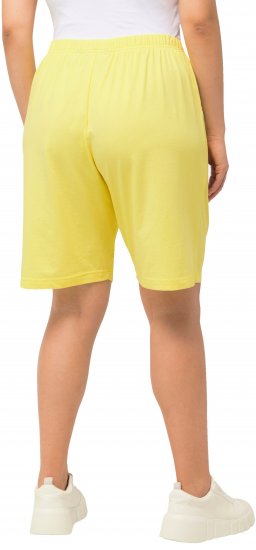 Ulla Popken Stretch Knit Bermuda Shorts Orange - Džinsi & Bikses Lielos Izmēros – Plus Size - 