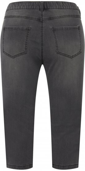 Ulla Popken Basic Capri Sarah Fit Jeans Gray - Džinsi & Bikses Lielos Izmēros – Plus Size - 