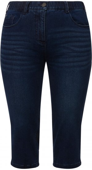 Ulla Popken Basic Capri Sarah Fit Jeans Denim Blue - Džinsi & Bikses Lielos Izmēros – Plus Size - 