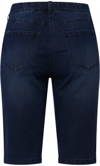 Ulla Popken Basic Denim Mandy Bermuda Shorts Blue Denim - Džinsi & Bikses Lielos Izmēros – Plus Size - 