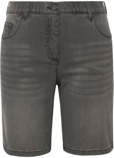 Ulla Popken Basic Denim Mandy Bermuda Shorts Denim Blue - Džinsi & Bikses Lielos Izmēros – Plus Size - 