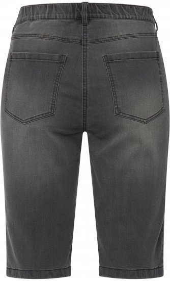 Ulla Popken Basic Denim Mandy Bermuda Shorts Denim Blue - Džinsi & Bikses Lielos Izmēros – Plus Size - 