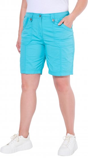 Ulla Popken Cargo Bermuda Shorts Blue - Džinsi & Bikses Lielos Izmēros – Plus Size - 