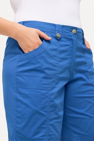 Ulla Popken Cargo Bermuda Shorts Royal Blue - Šorti - Sieviešu šorti lielos izmēros