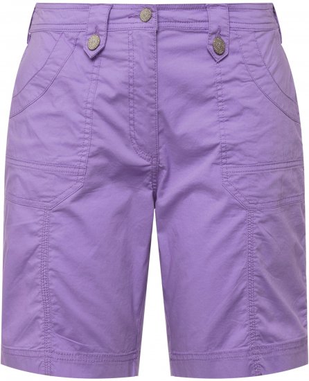 Ulla Popken Cargo Bermuda Shorts Pale Lilac - Džinsi & Bikses Lielos Izmēros – Plus Size - 