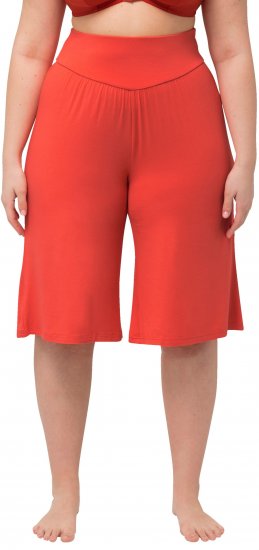 Ulla Popken Wide Leg Flared Bermuda Shorts - Džinsi & Bikses Lielos Izmēros – Plus Size - 