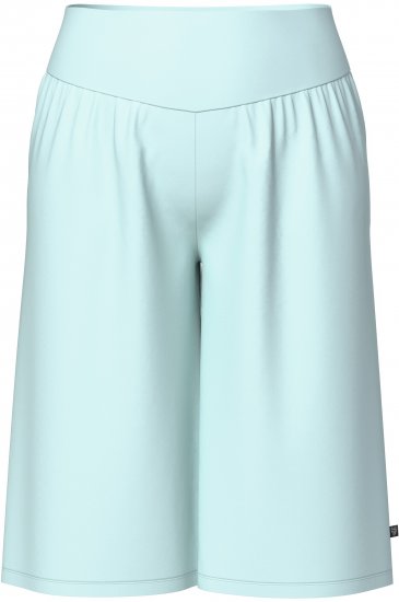 Ulla Popken Wide Leg Flared Bermuda Shorts Blue - Džinsi & Bikses Lielos Izmēros – Plus Size - 