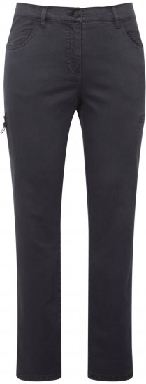 Ulla Popken Stretch Fit 6 Pocket Cargo Pants Black - Džinsi & Bikses Lielos Izmēros – Plus Size - 