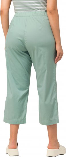 Ulla Popken Cropped Ruby Fit Pants Moss Green - Džinsi & Bikses Lielos Izmēros – Plus Size - 