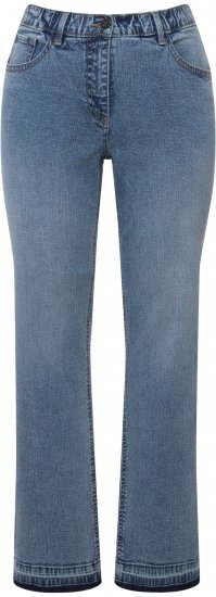 Ulla Popken Wide Leg Stretch Fit Mandy Jeans Light Blue Denim - Džinsi & Bikses Lielos Izmēros – Plus Size - 