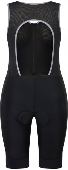 Ulla Popken Padded Cycling Zip Front Bodysuit Black - Džinsi & Bikses Lielos Izmēros – Plus Size - 