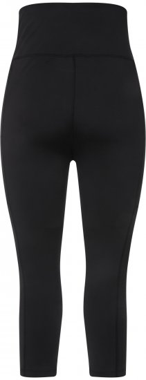 Ulla Popken Cropped High Waisted Leggings Black - Džinsi & Bikses Lielos Izmēros – Plus Size - 