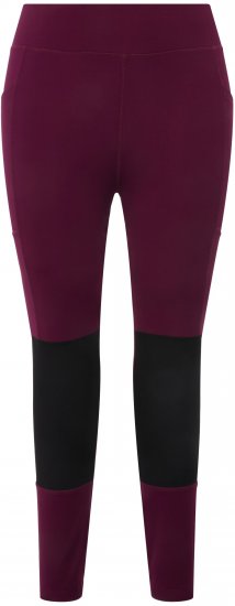Ulla Popken High Waisted Hiking Leggings Purple - Džinsi & Bikses Lielos Izmēros – Plus Size - 