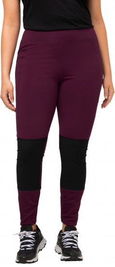 Ulla Popken High Waisted Hiking Leggings Purple - Džinsi & Bikses Lielos Izmēros – Plus Size - 