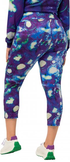 Ulla Popken Neon Bubble Quick Dry Leggings Blue - Džinsi & Bikses Lielos Izmēros – Plus Size - 