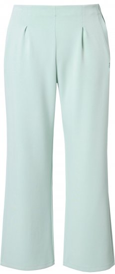 Ulla Popken Box Pleat Stretch Fit Yoga Pants Light Blue - Džinsi & Bikses Lielos Izmēros – Plus Size - 