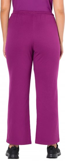 Ulla Popken Straight Leg Joggers Purple - Džinsi & Bikses Lielos Izmēros – Plus Size - 