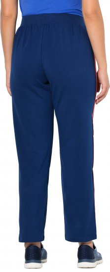 Ulla Popken Side Stripe Joggers Blue - Džinsi & Bikses Lielos Izmēros – Plus Size - 
