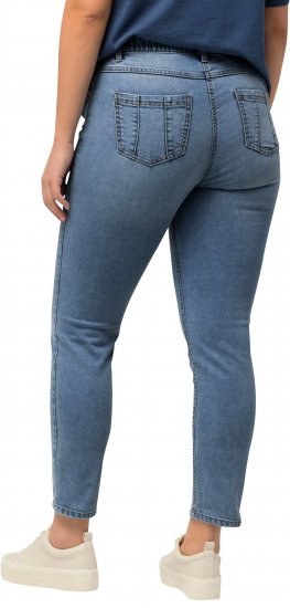 Ulla Popken Rhinestone Detail Stretch Fit Skinny Jeans Blue - Džinsi & Bikses Lielos Izmēros – Plus Size - 