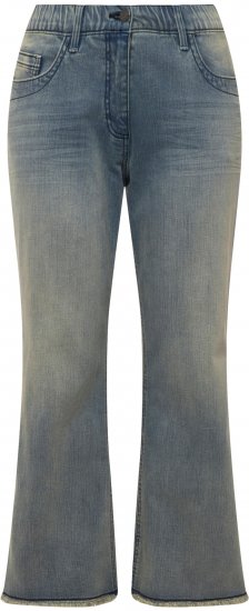 Ulla Popken Fringed Leg Mandy Jeans Blue - Džinsi & Bikses Lielos Izmēros – Plus Size - 
