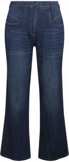 Ulla Popken Bootcut Stretch Fit Jeans Blue - Džinsi & Bikses Lielos Izmēros – Plus Size - 